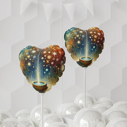 Inspiration Tachism Tribute Balloon (Round and Heart-shaped), 11" - ATUH.ART