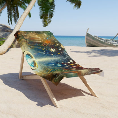 Inspiration Tachism Tribute Beach Towel - ATUH.ART