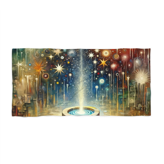Inspiration Tachism Tribute Beach Towel - ATUH.ART