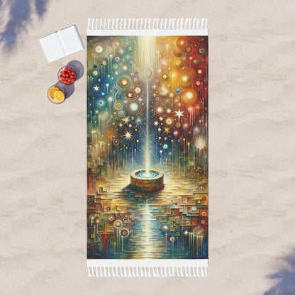 Inspiration Tachism Tribute Boho Beach Cloth - ATUH.ART