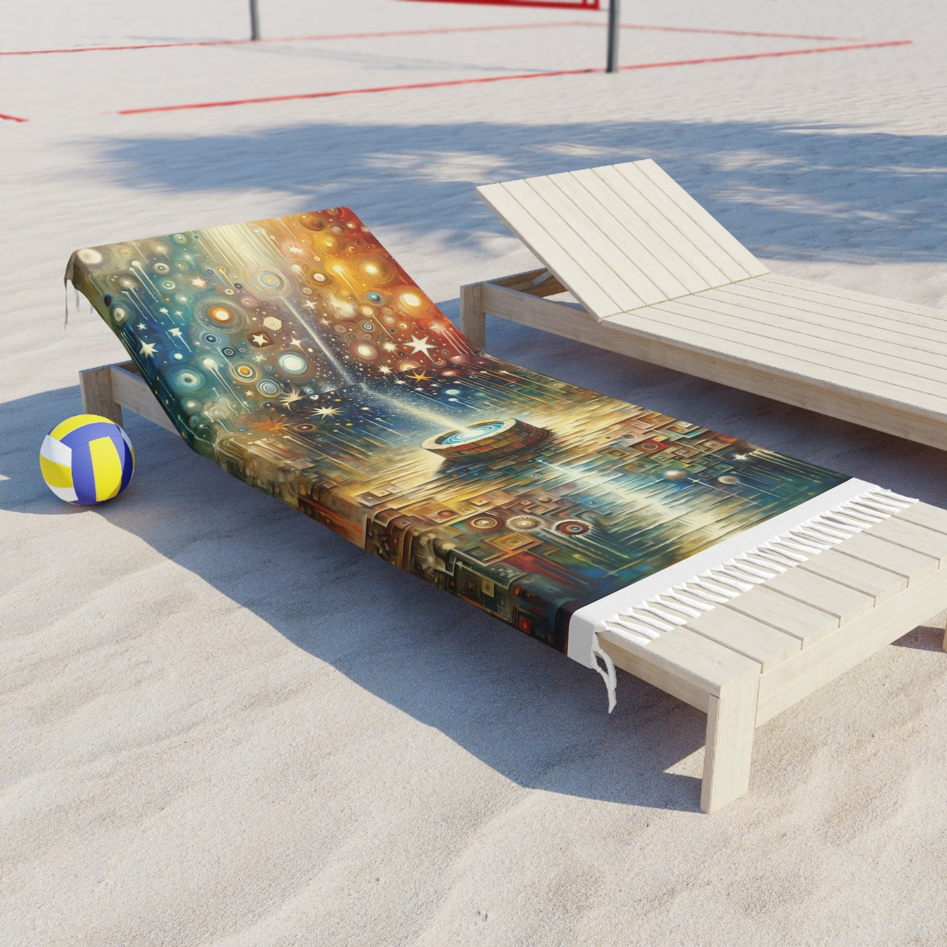 Inspiration Tachism Tribute Boho Beach Cloth - ATUH.ART