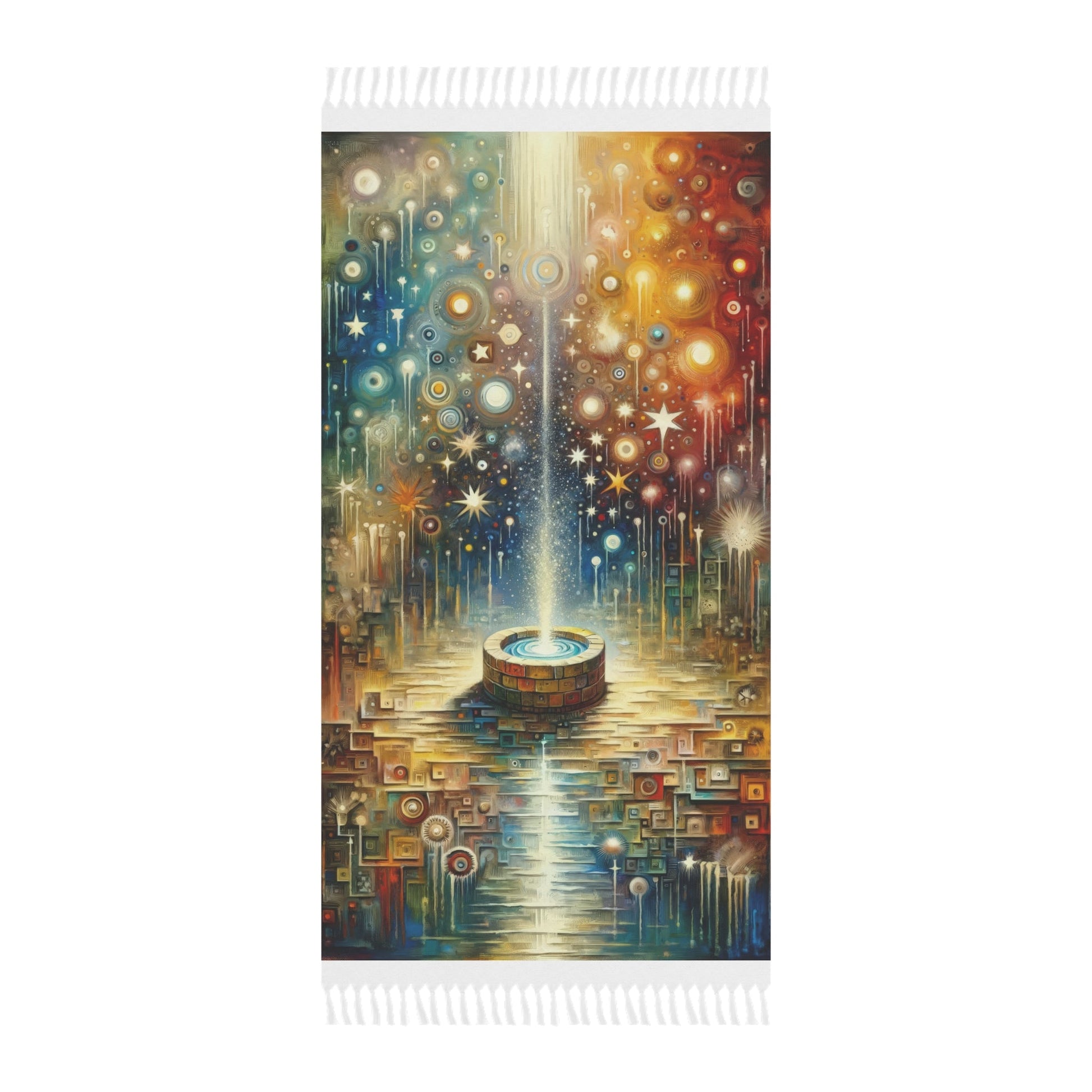 Inspiration Tachism Tribute Boho Beach Cloth - ATUH.ART