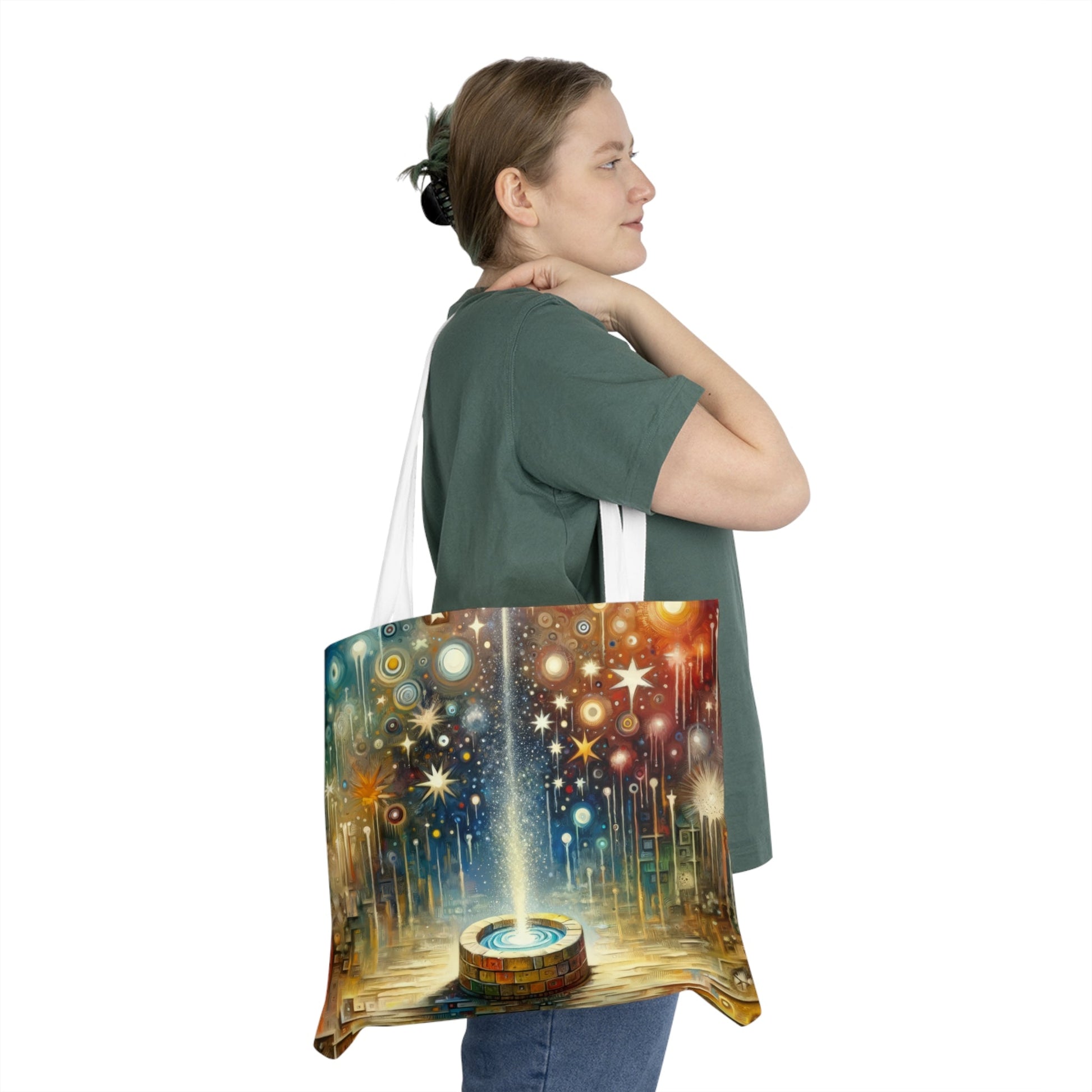 Inspiration Tachism Tribute Shoulder Tote Bag (AOP) - ATUH.ART