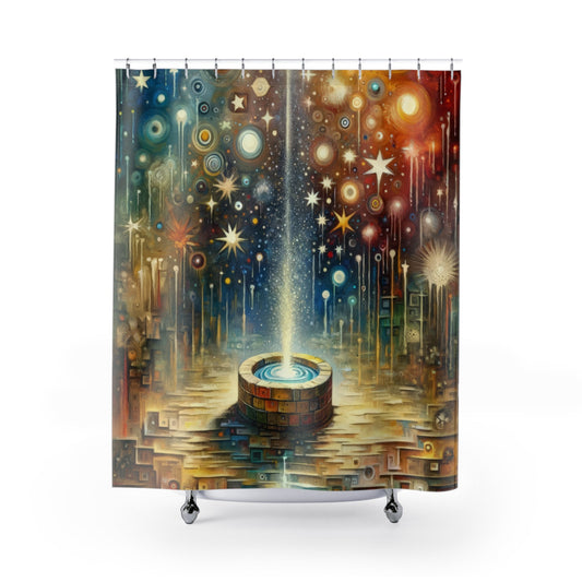 Inspiration Tachism Tribute Shower Curtains - ATUH.ART