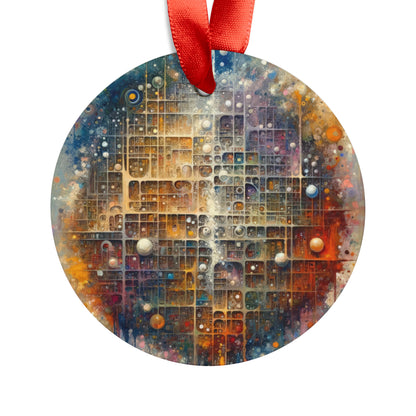 Integral Harmony Existence Acrylic Ornament with Ribbon - ATUH.ART