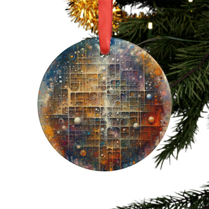 Integral Harmony Existence Acrylic Ornament with Ribbon - ATUH.ART