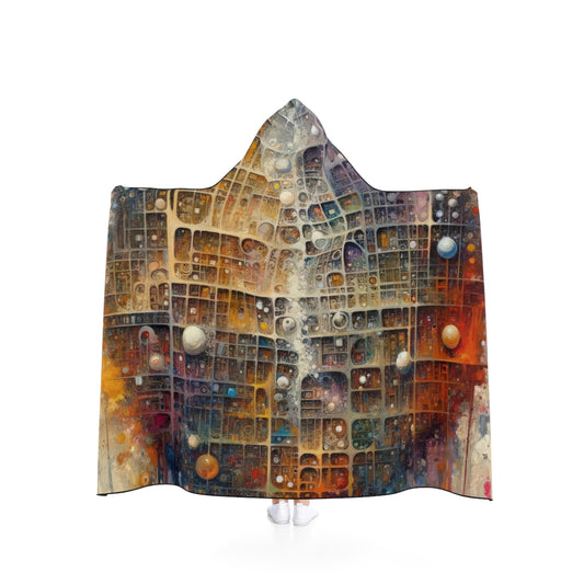 Integral Harmony Existence Hooded Blanket - ATUH.ART
