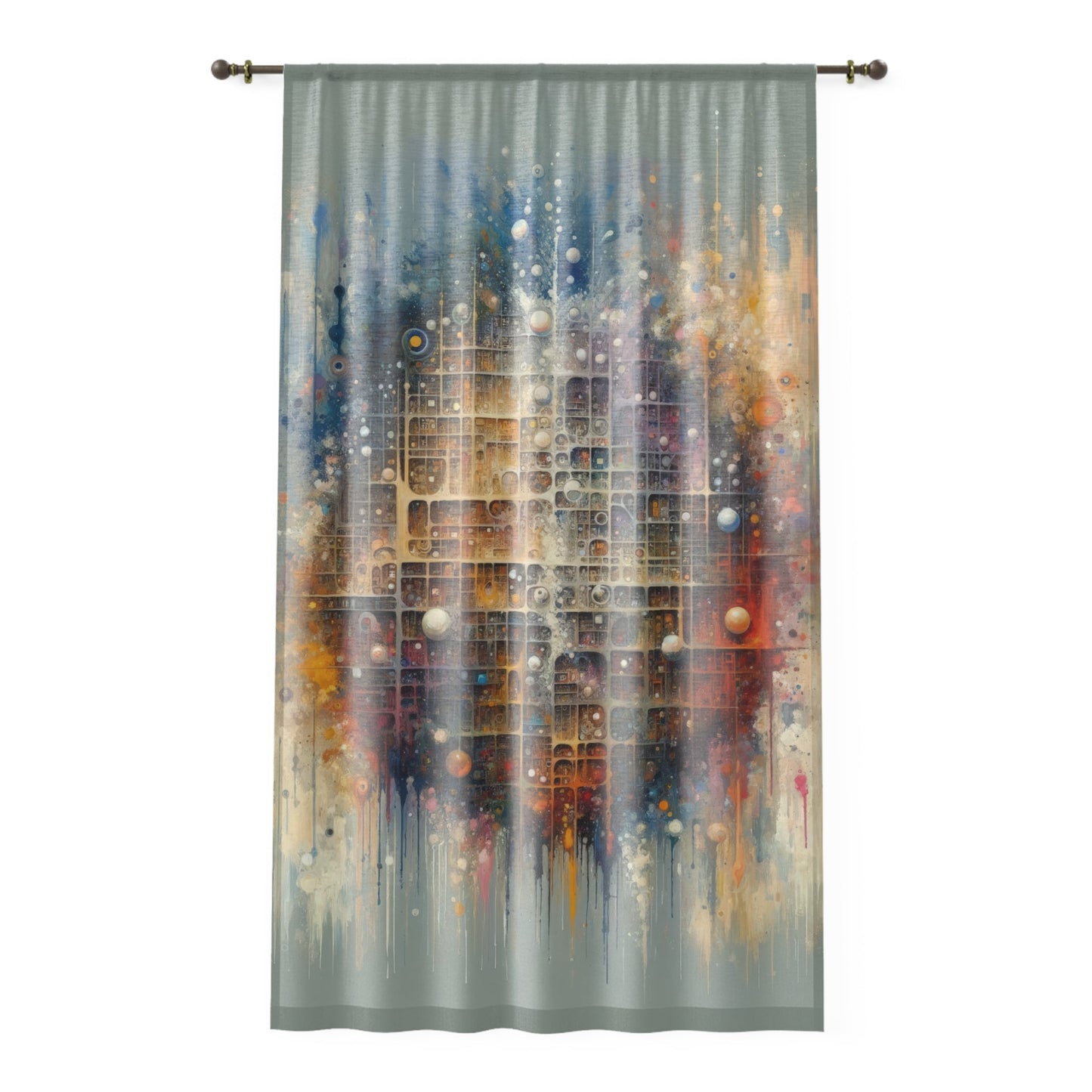 Integral Harmony Existence Window Curtain - ATUH.ART