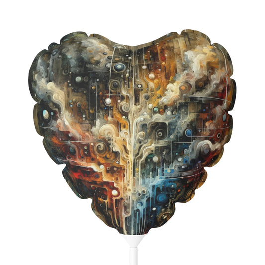 Integral Stewardship Abstract Balloon (Round and Heart-shaped), 11" - ATUH.ART