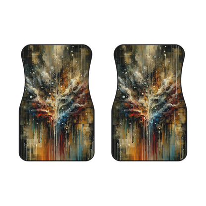 Integral Stewardship Abstract Car Mats (2x Front) - ATUH.ART