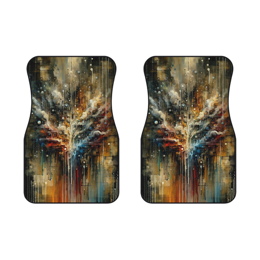 Integral Stewardship Abstract Car Mats (2x Front) - ATUH.ART