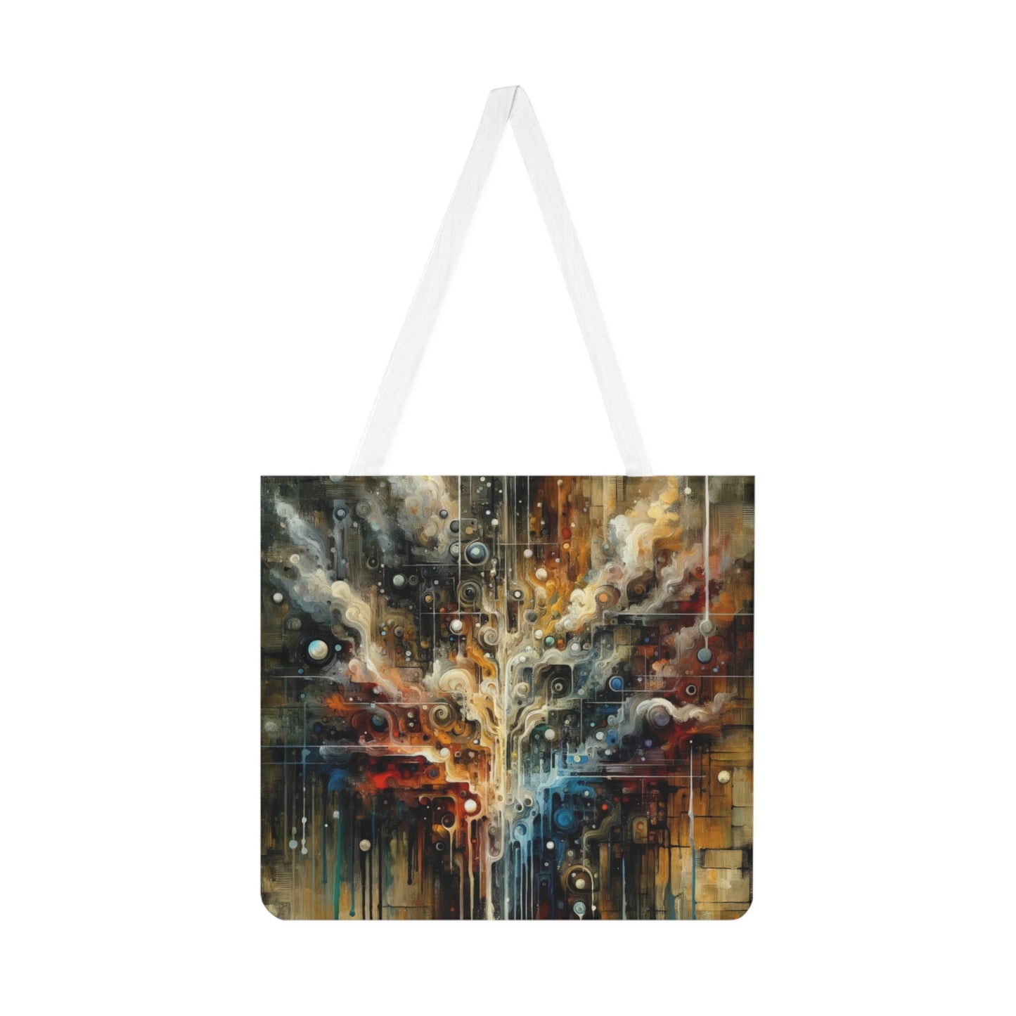 Integral Stewardship Abstract Shoulder Tote Bag (AOP) - ATUH.ART