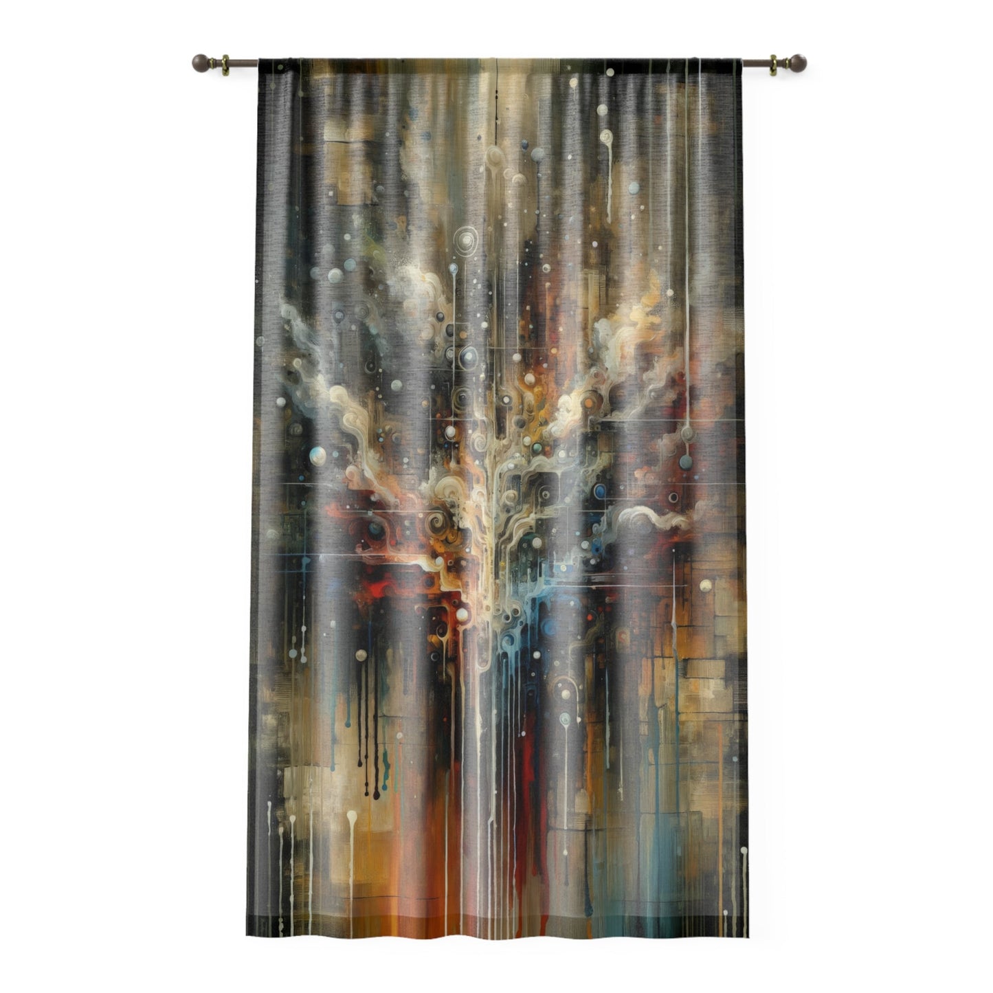 Integral Stewardship Abstract Window Curtain - ATUH.ART