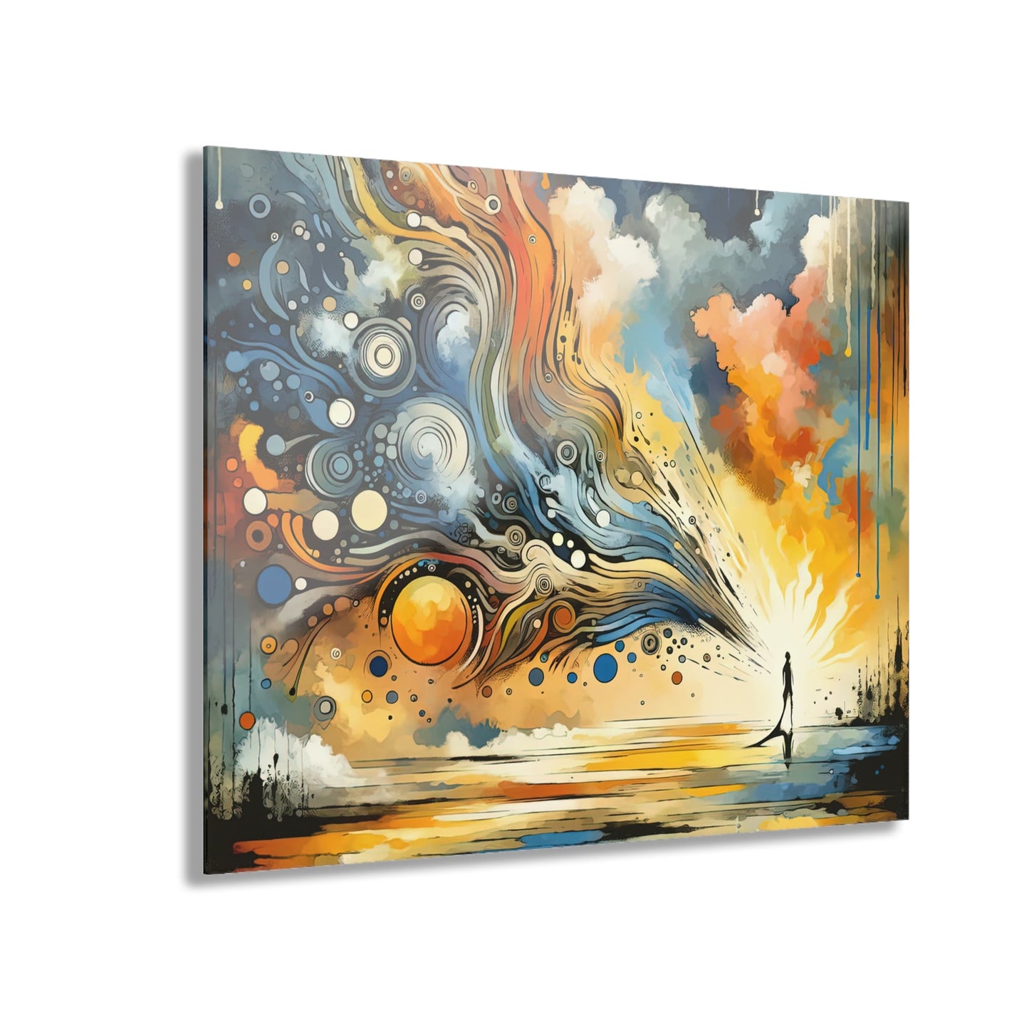 Intentional Awakening Reflection Acrylic Prints (French Cleat Hanging) - ATUH.ART