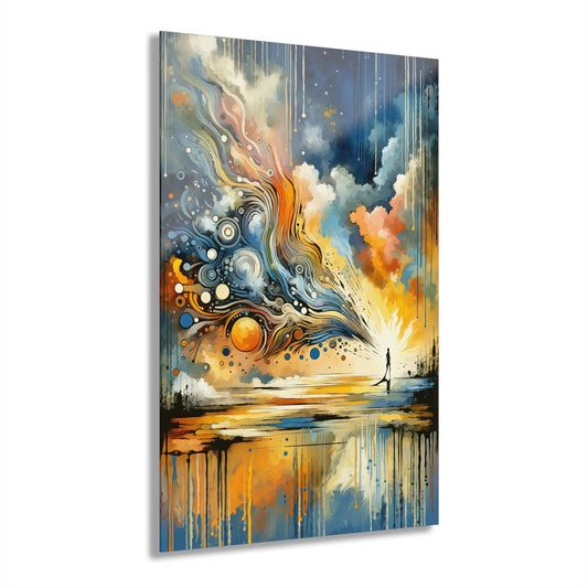 Intentional Awakening Reflection Acrylic Prints (French Cleat Hanging) - ATUH.ART