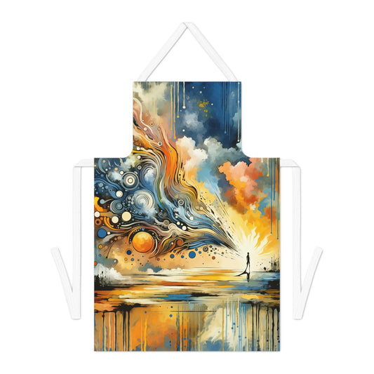 Intentional Awakening Reflection Adult Apron (AOP) - ATUH.ART