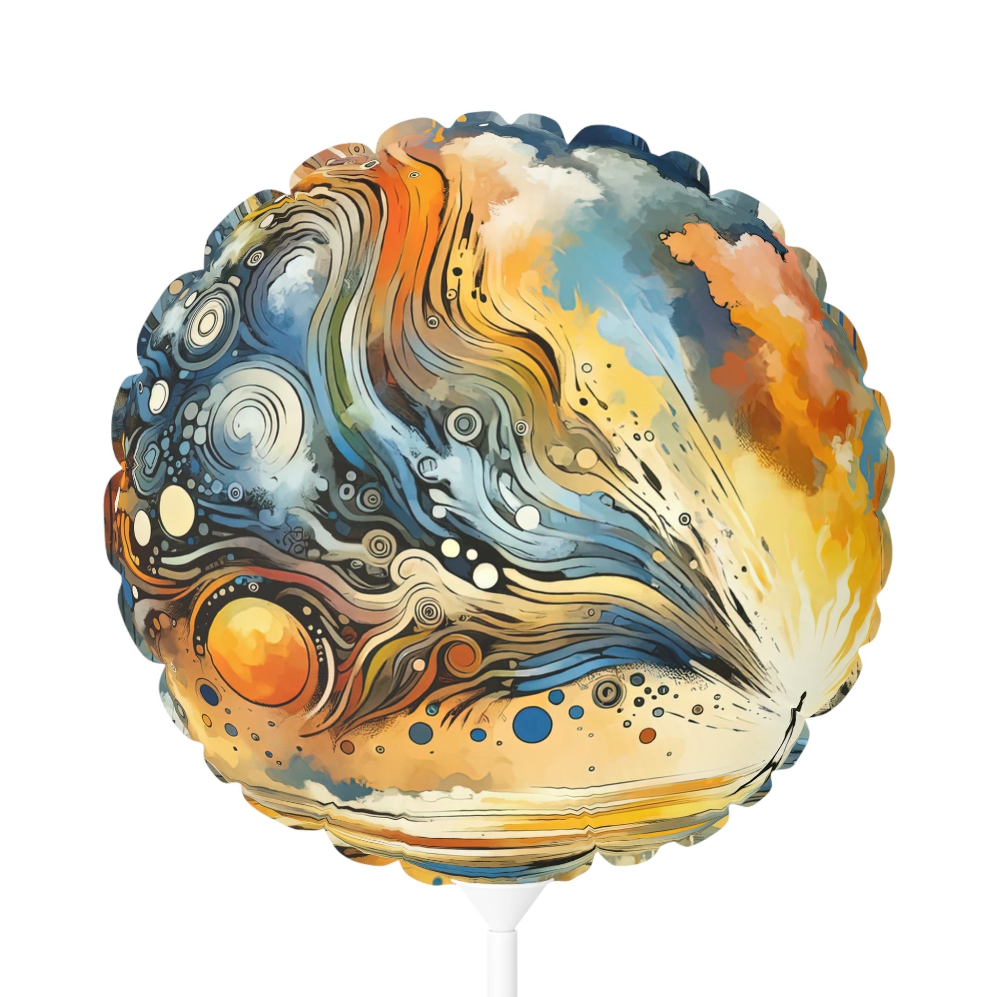 Intentional Awakening Reflection Balloon (Round and Heart-shaped), 11" - ATUH.ART