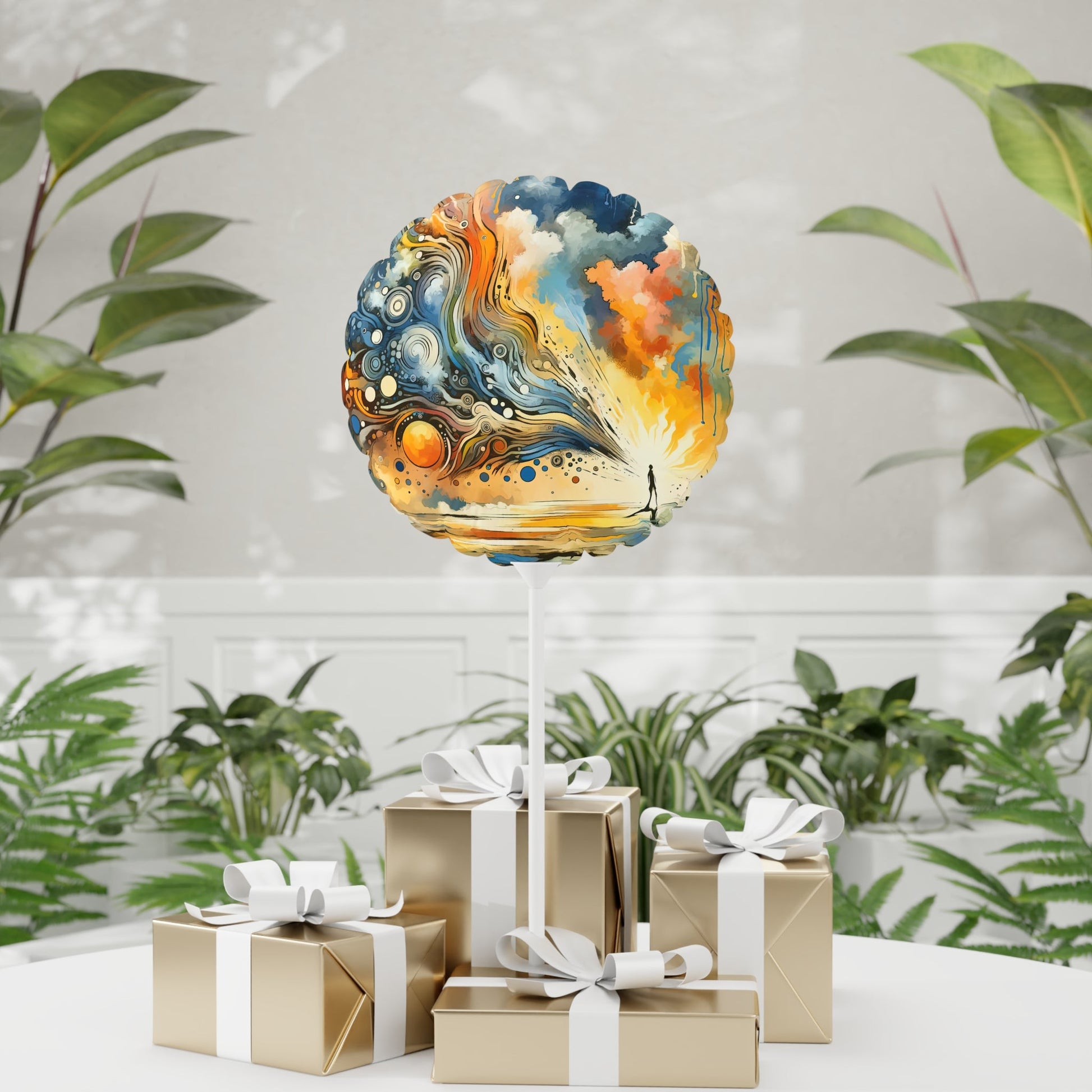 Intentional Awakening Reflection Balloon (Round and Heart-shaped), 11" - ATUH.ART