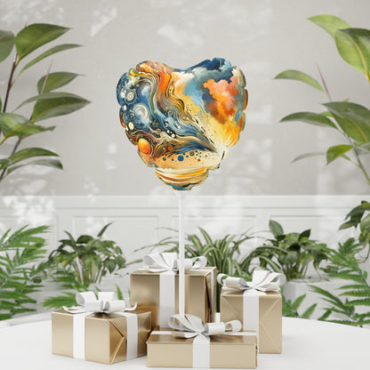 Intentional Awakening Reflection Balloon (Round and Heart-shaped), 11" - ATUH.ART