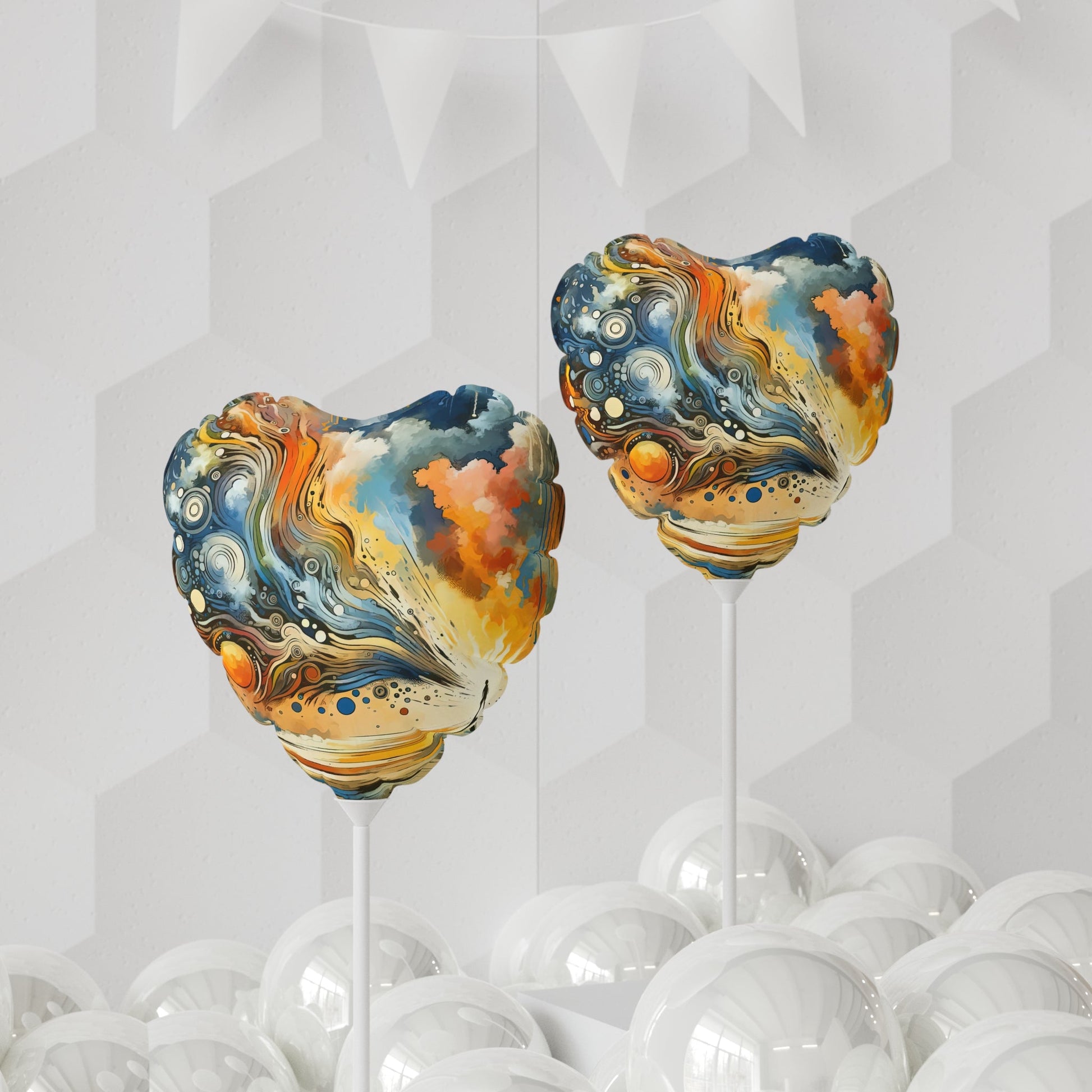 Intentional Awakening Reflection Balloon (Round and Heart-shaped), 11" - ATUH.ART