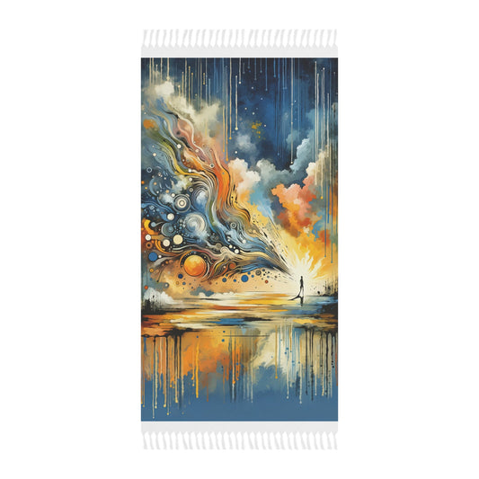 Intentional Awakening Reflection Boho Beach Cloth - ATUH.ART
