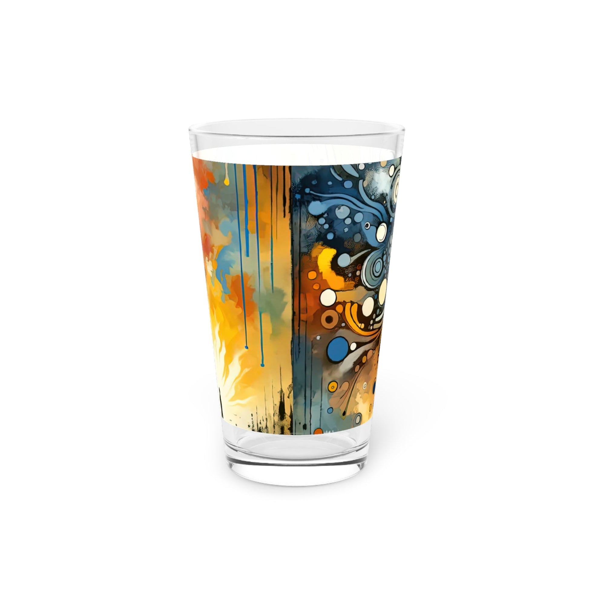 Intentional Awakening Reflection Pint Glass, 16oz - ATUH.ART