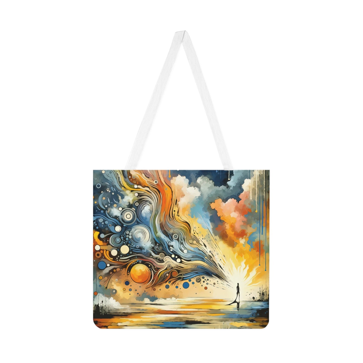 Intentional Awakening Reflection Shoulder Tote Bag (AOP) - ATUH.ART