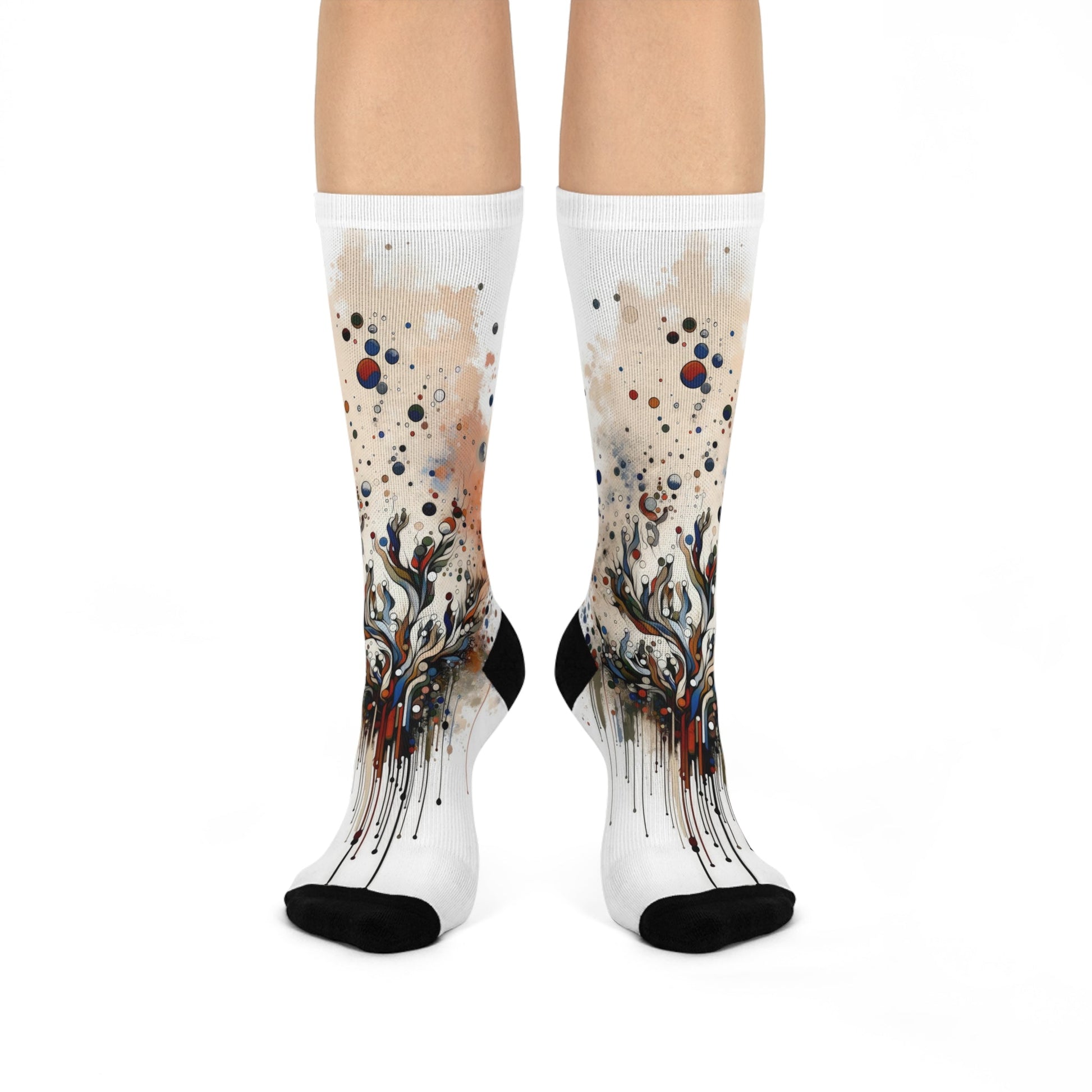 Intentional Unity Splashes Cushioned Crew Socks - ATUH.ART