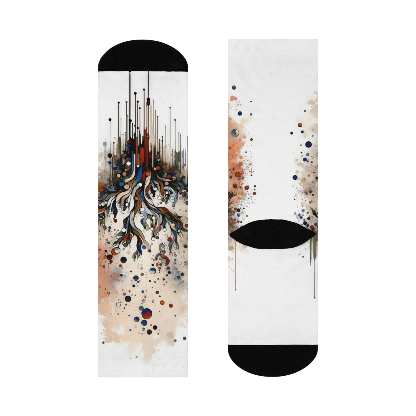 Intentional Unity Splashes Cushioned Crew Socks - ATUH.ART