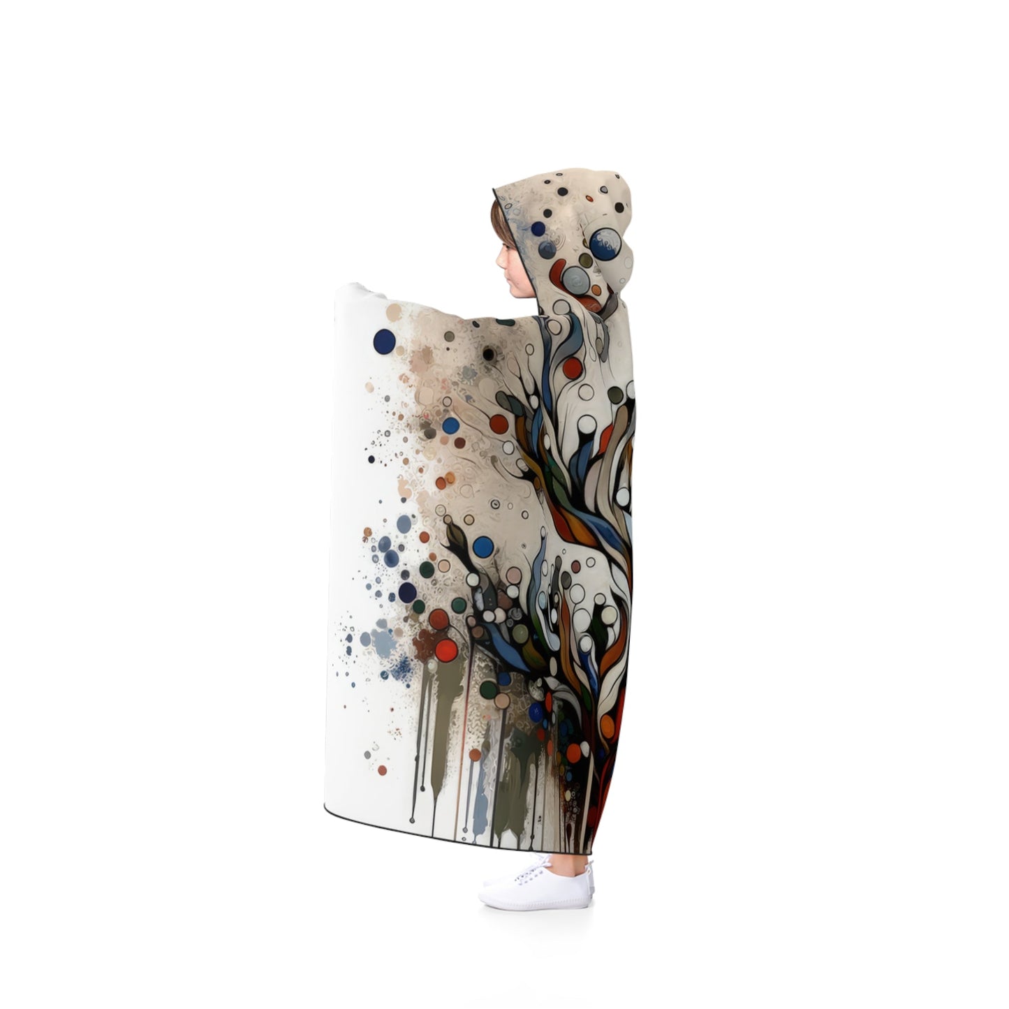 Intentional Unity Splashes Hooded Blanket - ATUH.ART
