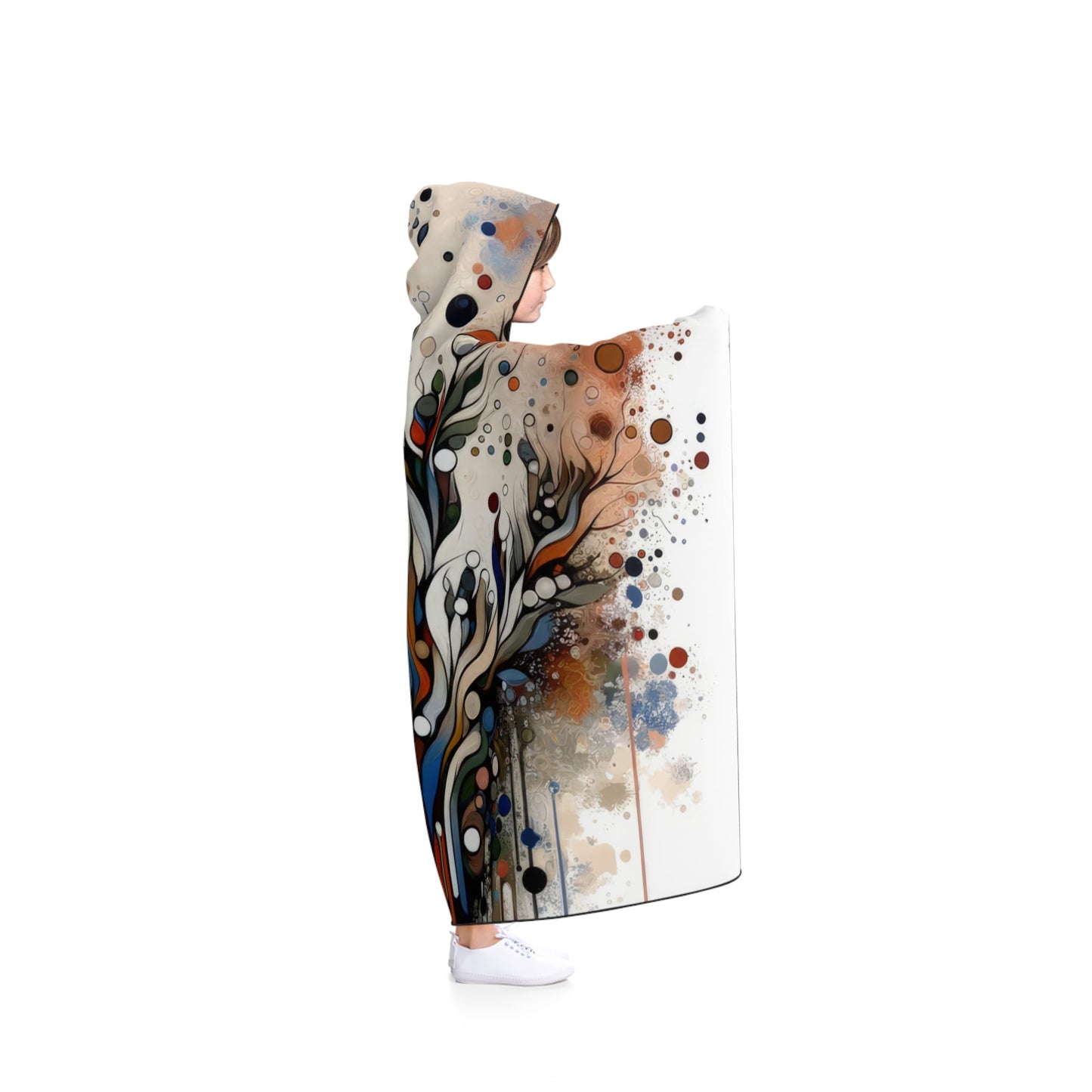 Intentional Unity Splashes Hooded Blanket - ATUH.ART