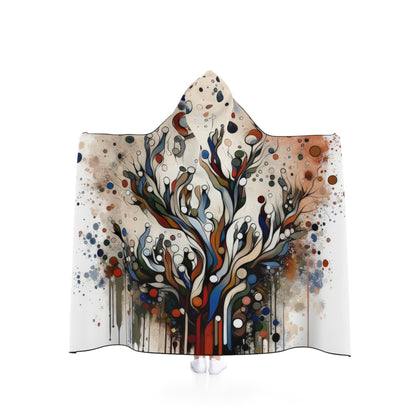 Intentional Unity Splashes Hooded Blanket - ATUH.ART