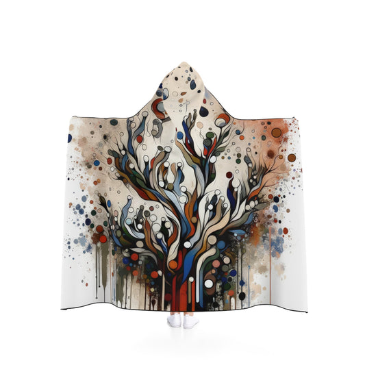 Intentional Unity Splashes Hooded Blanket - ATUH.ART