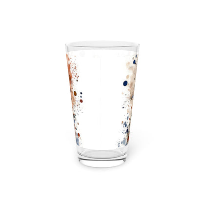 Intentional Unity Splashes Pint Glass, 16oz - ATUH.ART