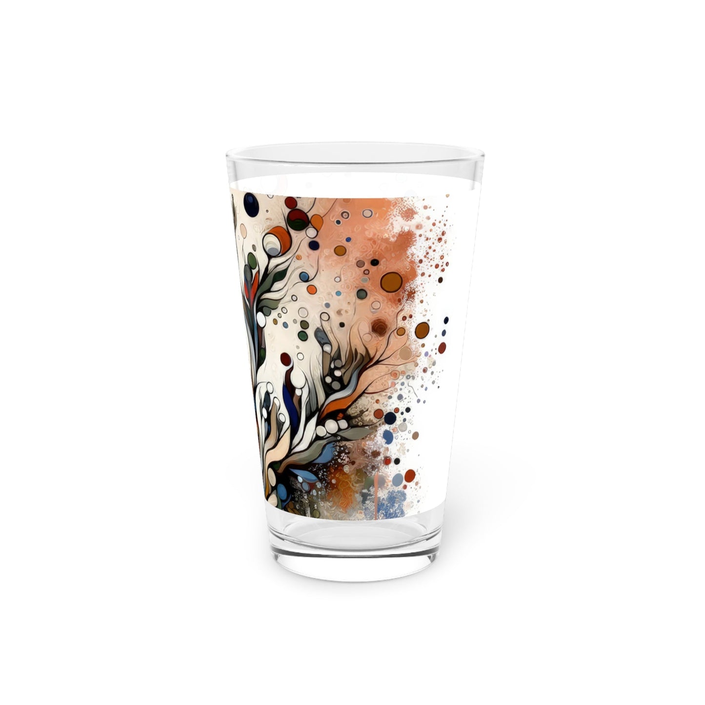 Intentional Unity Splashes Pint Glass, 16oz - ATUH.ART