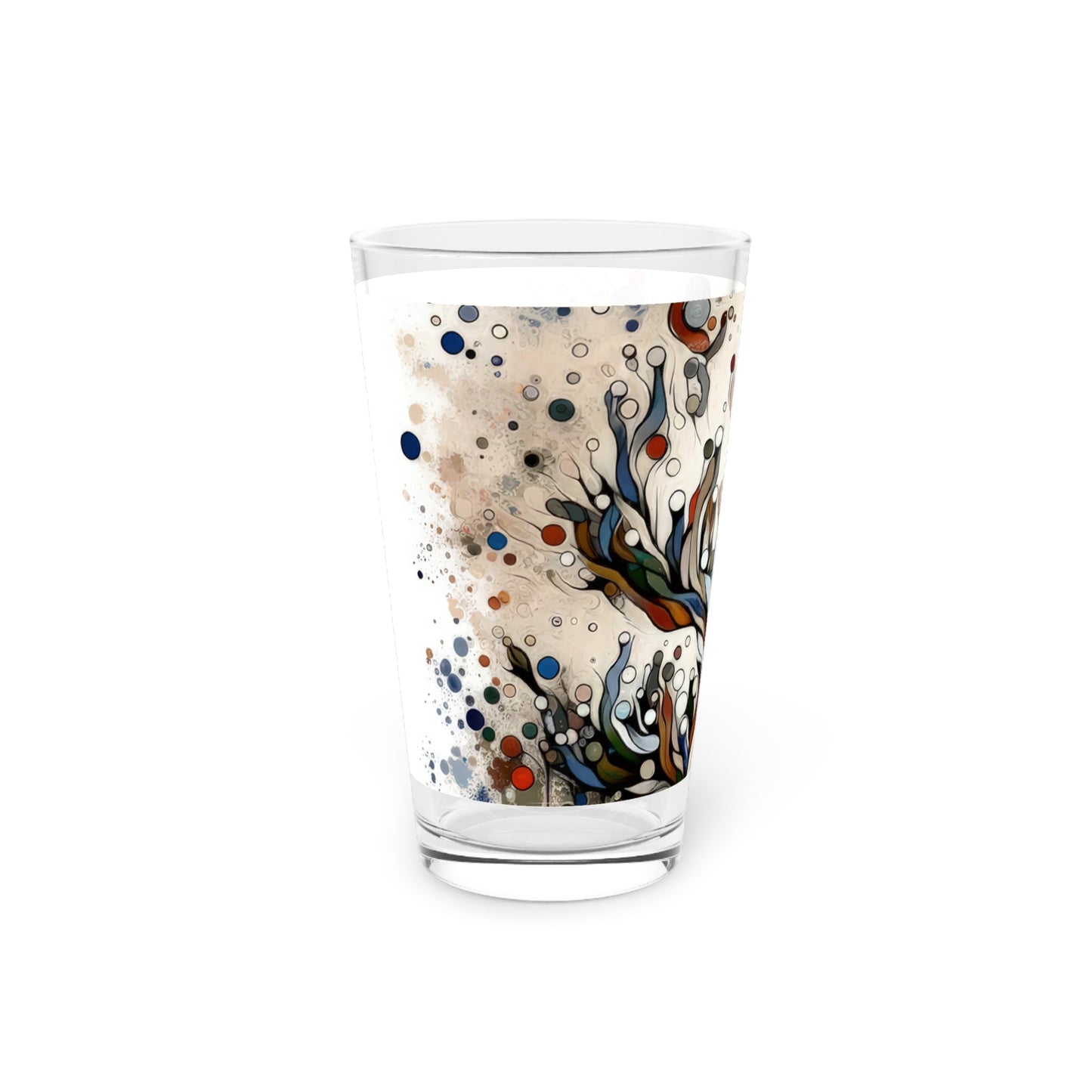 Intentional Unity Splashes Pint Glass, 16oz - ATUH.ART