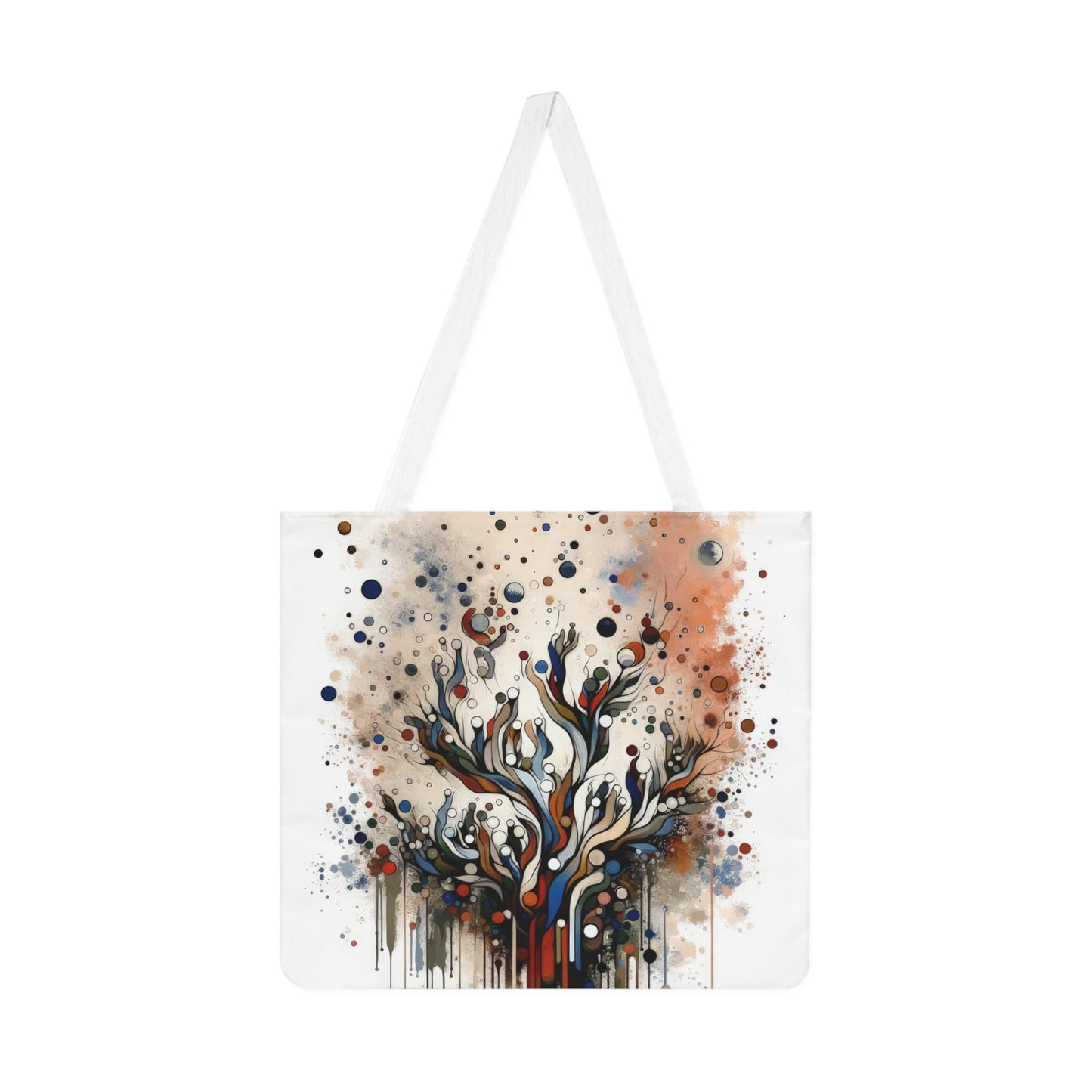 Intentional Unity Splashes Shoulder Tote Bag (AOP) - ATUH.ART