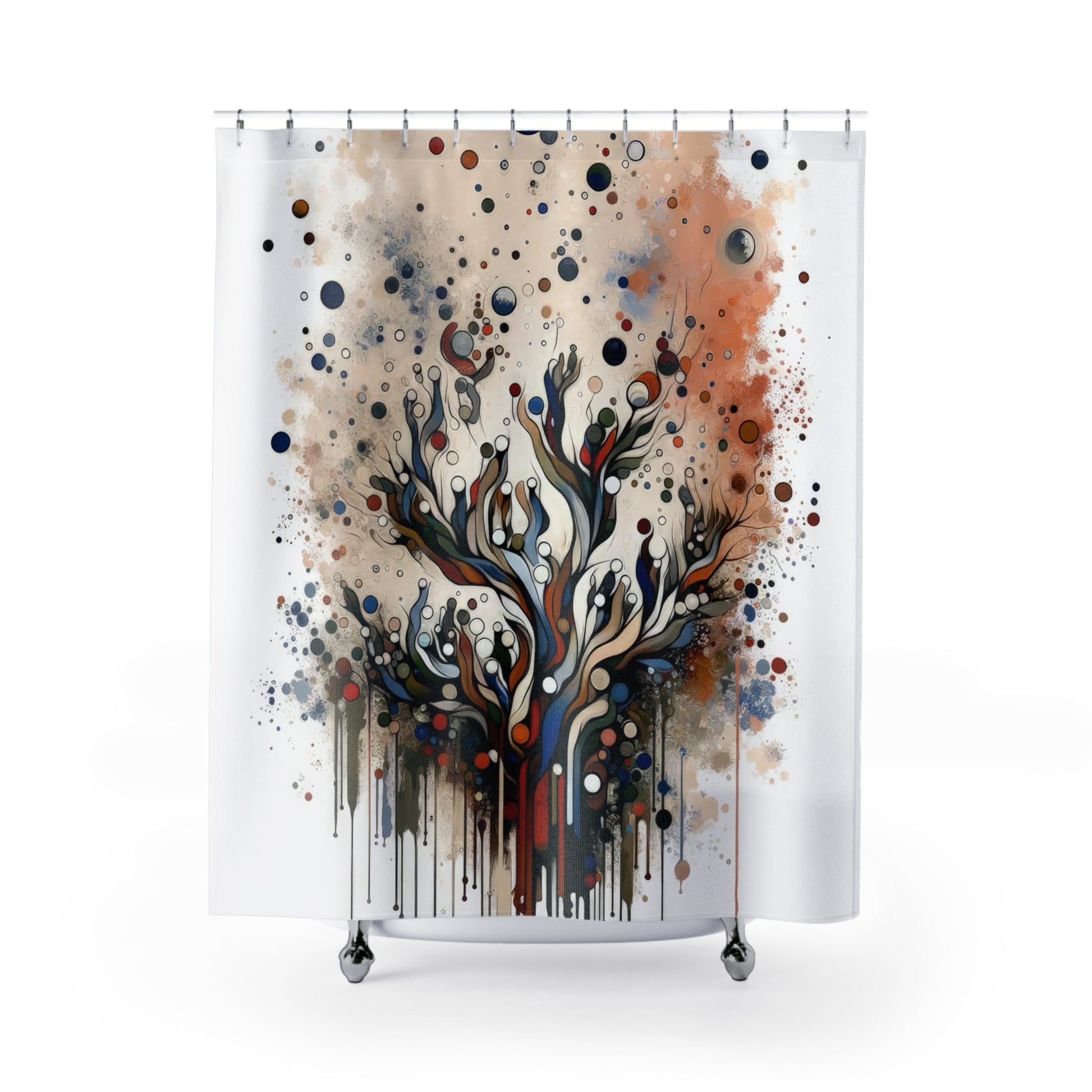 Intentional Unity Splashes Shower Curtains - ATUH.ART