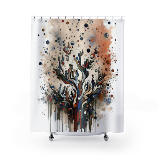 Intentional Unity Splashes Shower Curtains - ATUH.ART