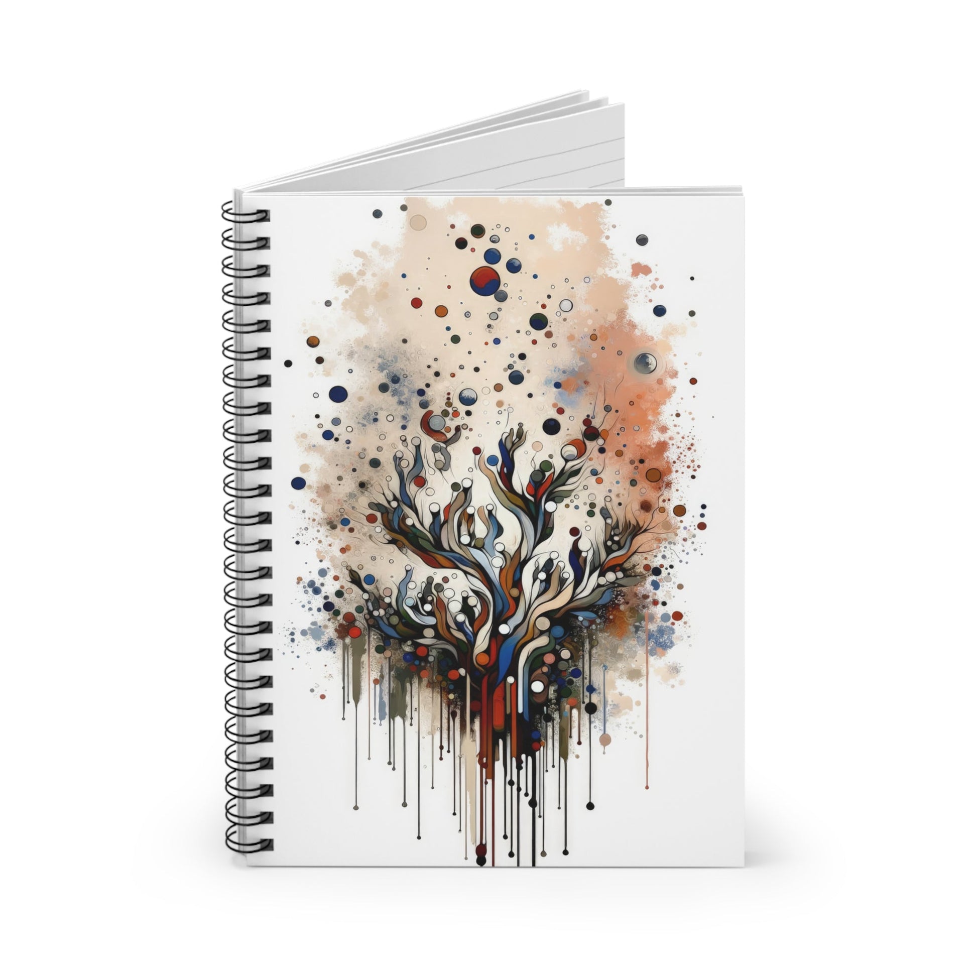 Intentional Unity Splashes Spiral Notebook - Ruled Line - ATUH.ART