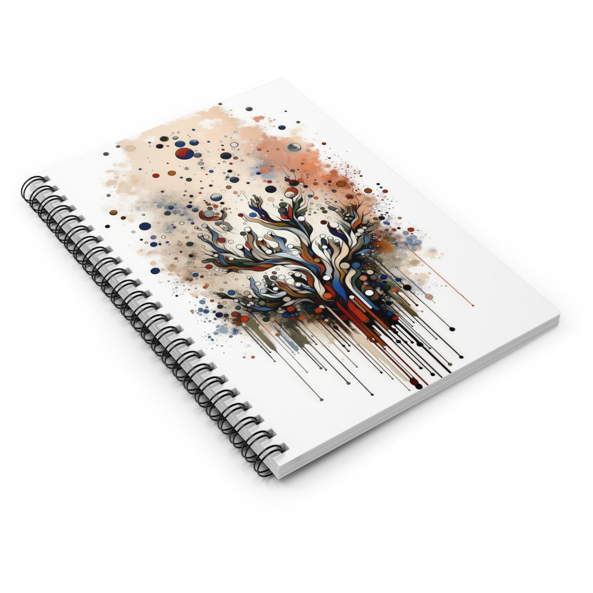 Intentional Unity Splashes Spiral Notebook - Ruled Line - ATUH.ART