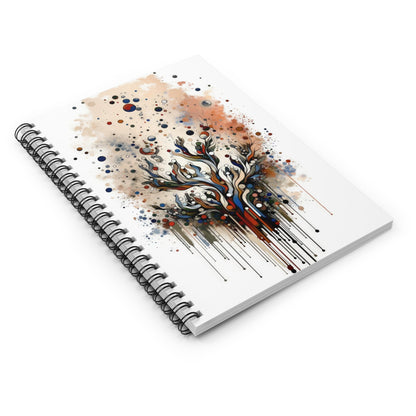 Intentional Unity Splashes Spiral Notebook - Ruled Line - ATUH.ART