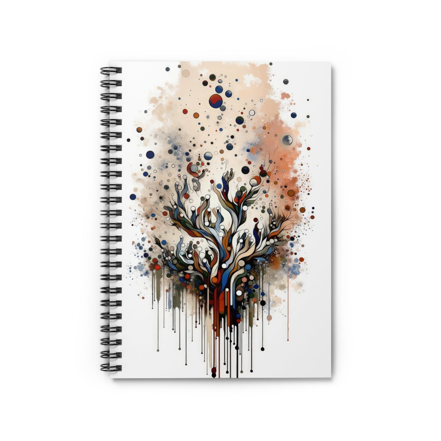 Intentional Unity Splashes Spiral Notebook - Ruled Line - ATUH.ART