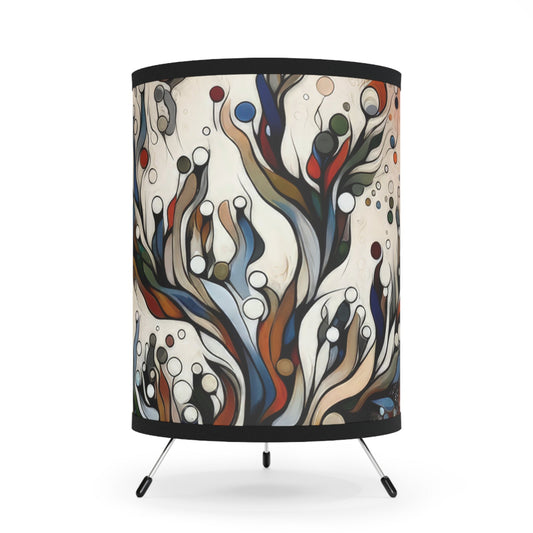 Intentional Unity Splashes Tripod Lamp with High-Res Printed Shade, US\CA plug - ATUH.ART