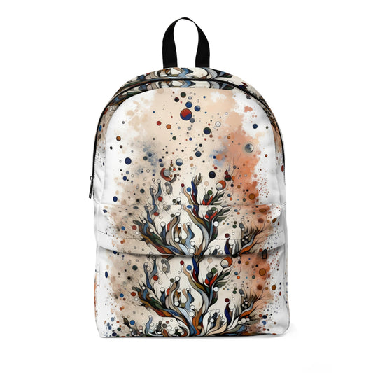 Intentional Unity Splashes Unisex Classic Backpack - ATUH.ART