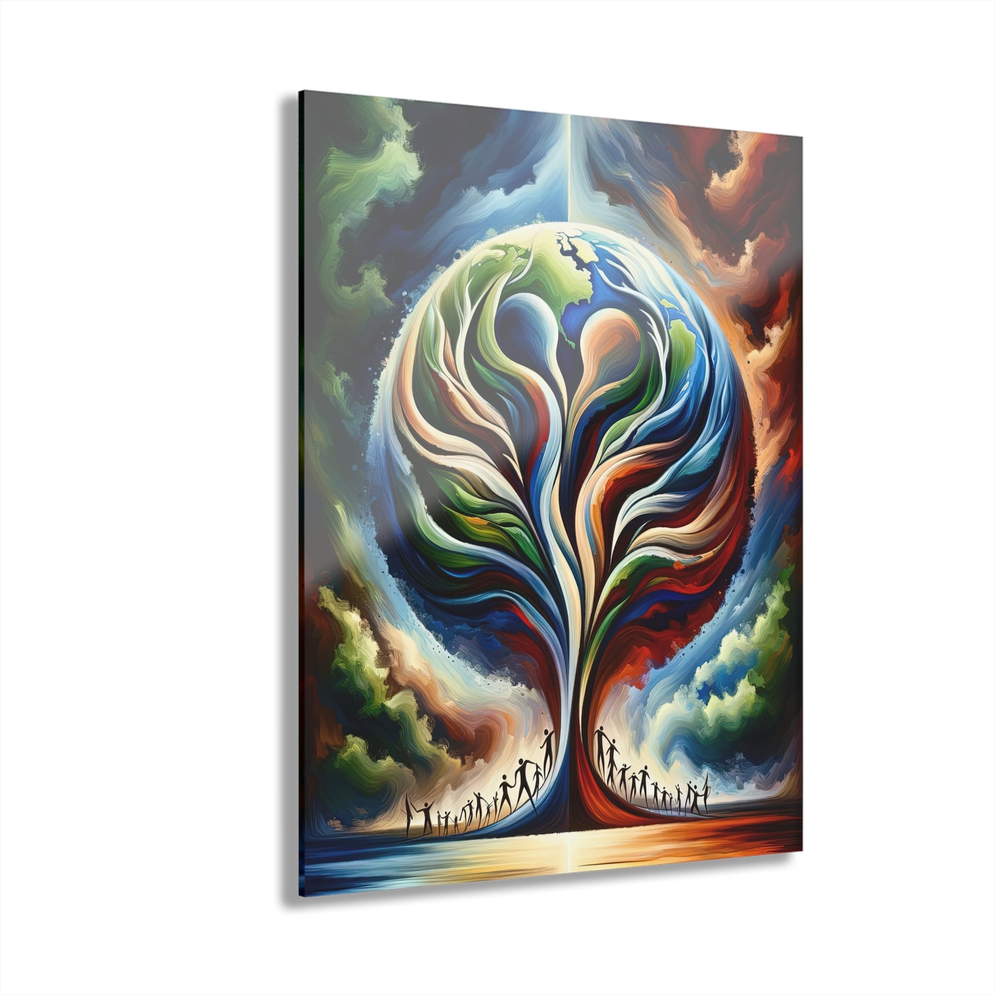 Interconnected Earth Advocates Acrylic Prints (French Cleat Hanging) - ATUH.ART
