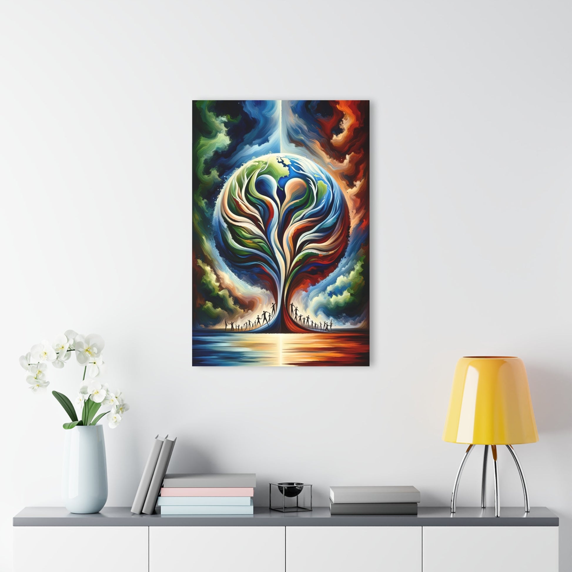 Interconnected Earth Advocates Acrylic Prints (French Cleat Hanging) - ATUH.ART