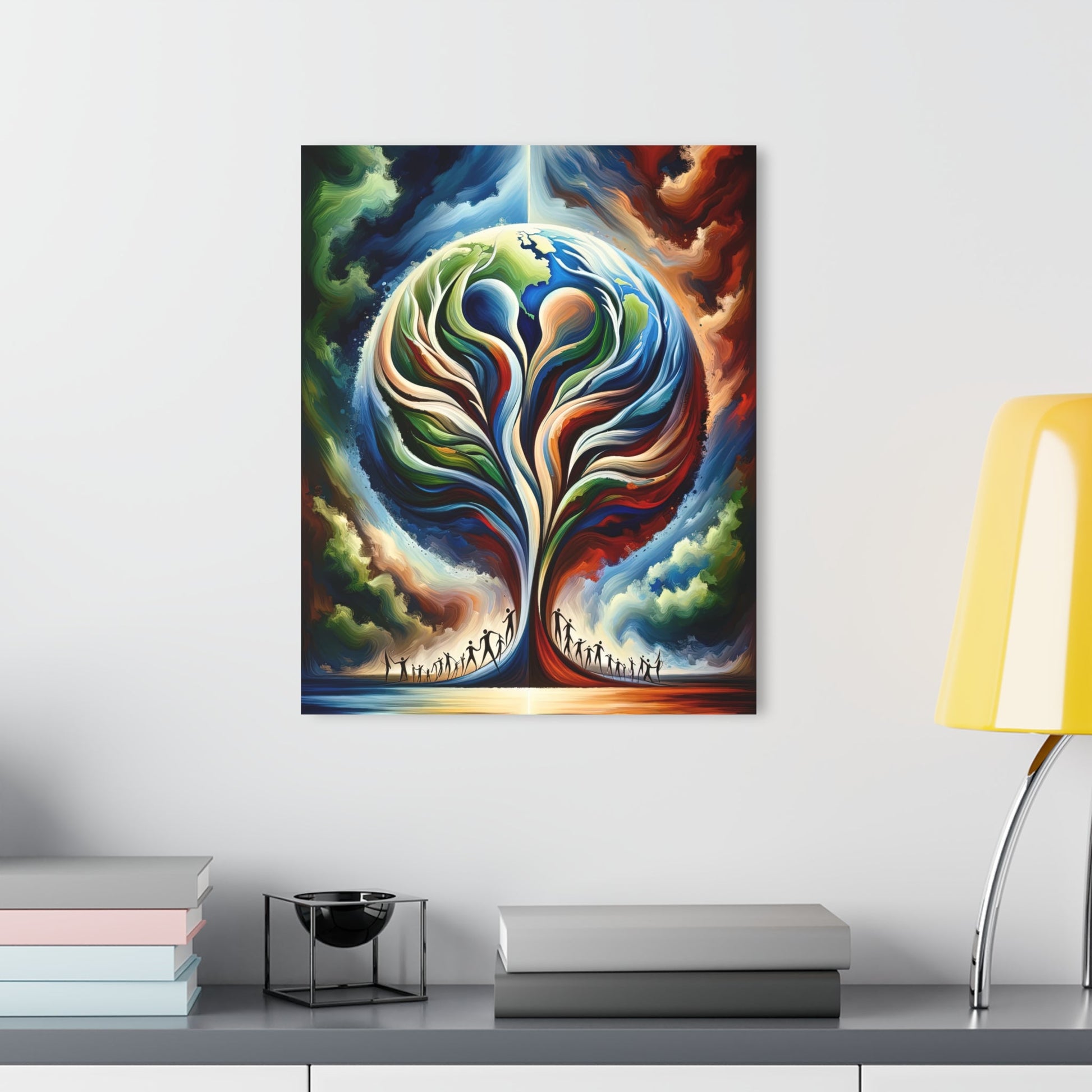 Interconnected Earth Advocates Acrylic Prints (French Cleat Hanging) - ATUH.ART