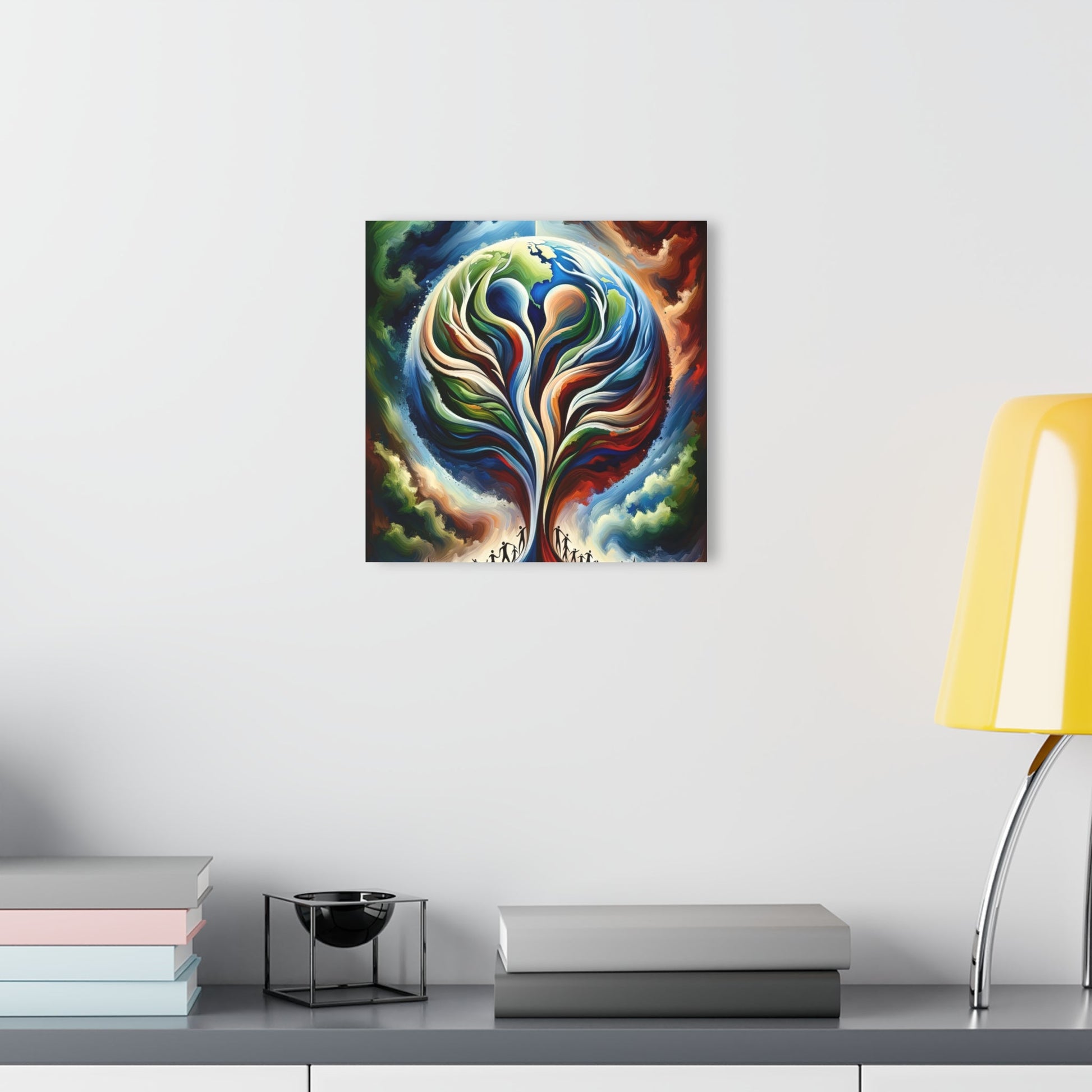 Interconnected Earth Advocates Acrylic Prints (French Cleat Hanging) - ATUH.ART