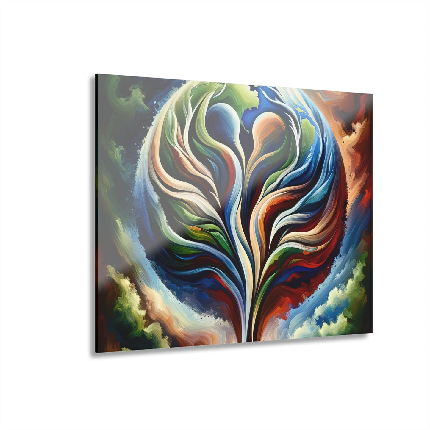 Interconnected Earth Advocates Acrylic Prints (French Cleat Hanging) - ATUH.ART